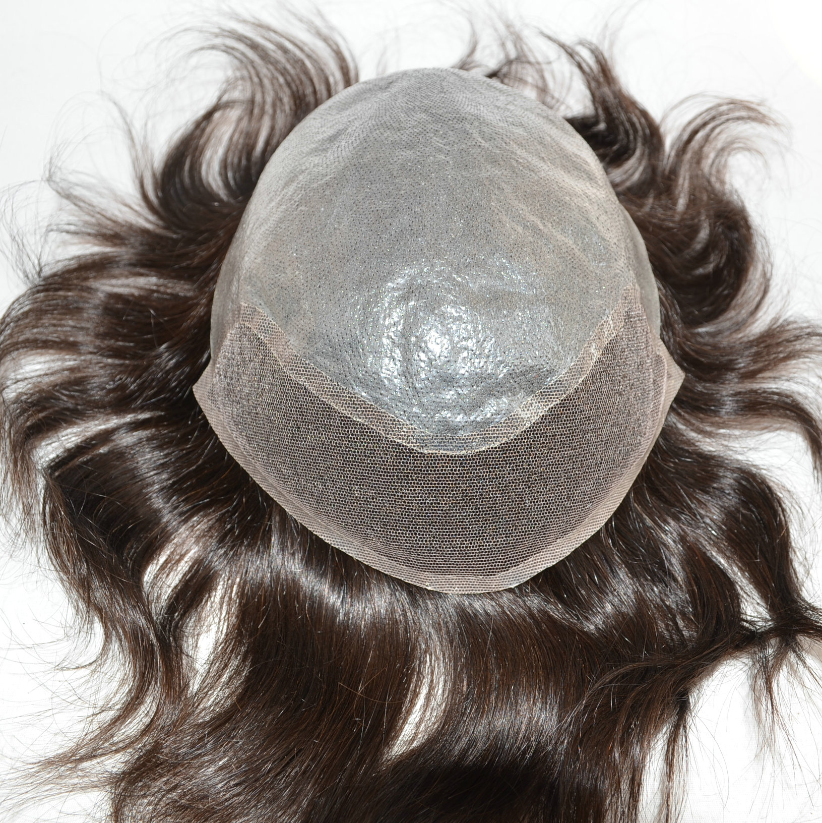 Virgin toupee,skin toupee,women toupee human hair hn278